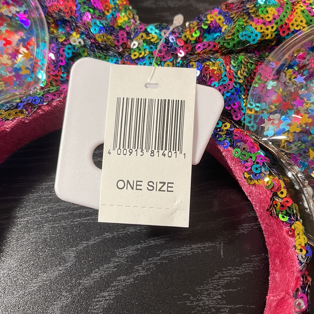 Disney Minnie Ears Confetti Headband Sequin - Picture 4 of 6